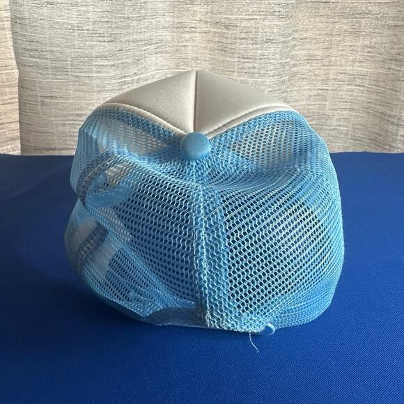 Trucker Blue Cowboy Baseball Cap - Picture 2 of 4